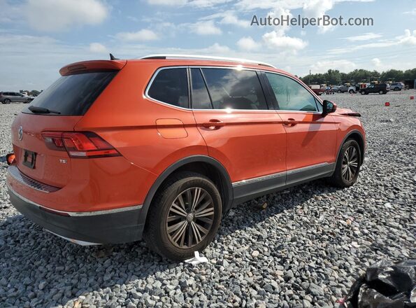 3VV3B7AX3JM021663 2018 VOLKSWAGEN TIGUAN Красный Задняя правая четверть
