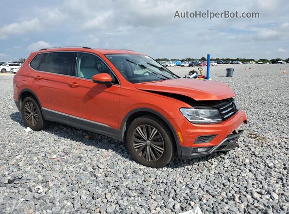 3VV3B7AX3JM021663 2018 VOLKSWAGEN TIGUAN Красный Передняя правая четверть
