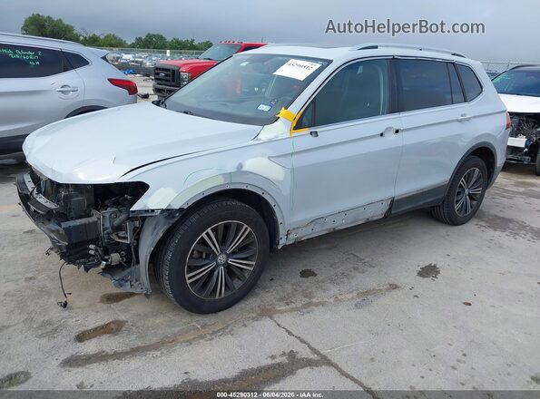 3VV3B7AX3JM091387 2018 VOLKSWAGEN TIGUAN Серый Передняя левая четверть