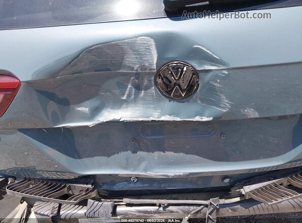 3VV3B7AX3MM040783 2021 VOLKSWAGEN TIGUAN Teal წინა ხედი