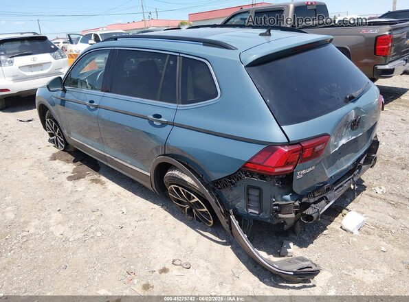 3VV3B7AX3MM040783 2021 VOLKSWAGEN TIGUAN Teal უკანა მარცხენა