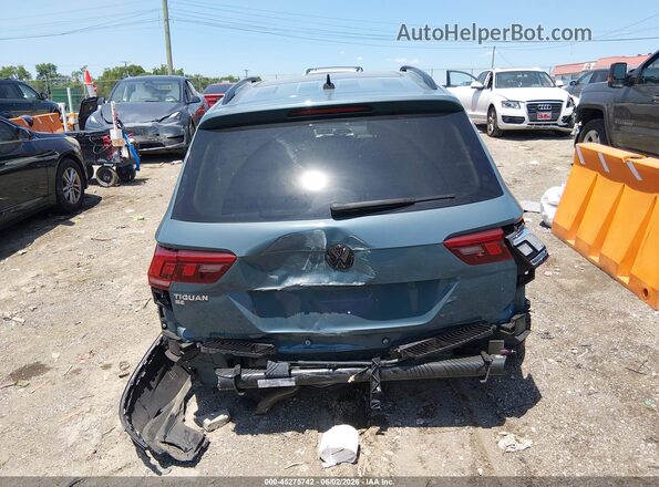 3VV3B7AX3MM040783 2021 VOLKSWAGEN TIGUAN Teal 