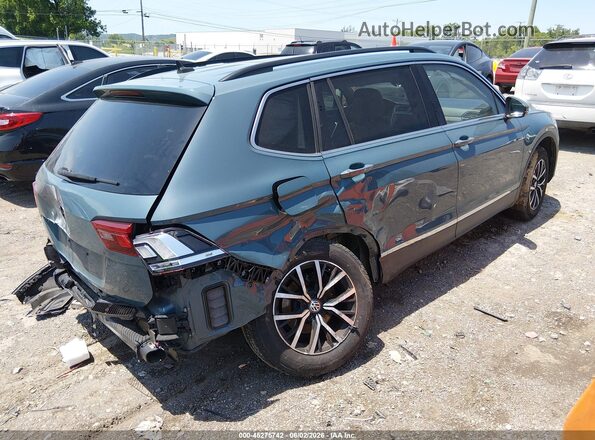 3VV3B7AX3MM040783 2021 VOLKSWAGEN TIGUAN Teal უკანა მარჯვენა
