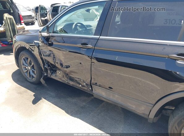3VV3B7AX3NM016954 2022 VOLKSWAGEN TIGUAN Black Դիմացի տեսք
