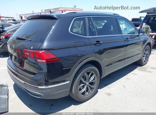 3VV3B7AX3NM016954 2022 VOLKSWAGEN TIGUAN Black Հետևի աջ