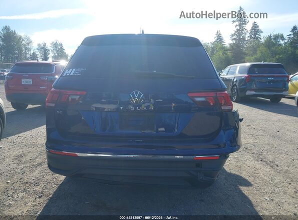 3VV3B7AX3NM118285 2022 VOLKSWAGEN TIGUAN Blue 