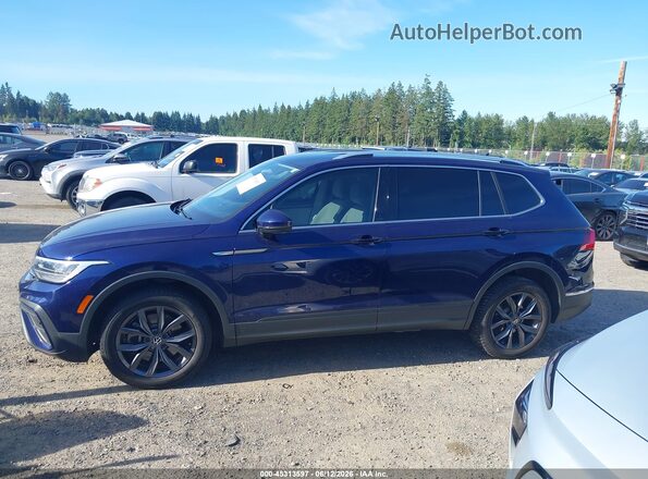 3VV3B7AX3NM118285 2022 VOLKSWAGEN TIGUAN Blue 