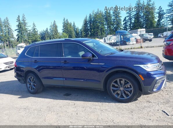 3VV3B7AX3NM118285 2022 VOLKSWAGEN TIGUAN Blue Панорамний вид салону 360°