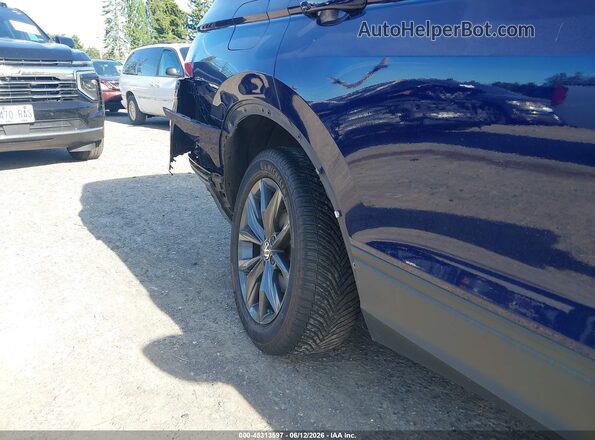 3VV3B7AX3NM118285 2022 VOLKSWAGEN TIGUAN Blue 