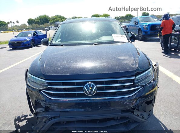 3VV3B7AX3PM115714 2023 VOLKSWAGEN TIGUAN Black Widok deski rozdzielczej