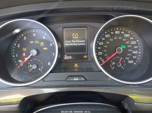 3VV3B7AX4JM221452 2018 VOLKSWAGEN TIGUAN Gray Вид задніх сидінь