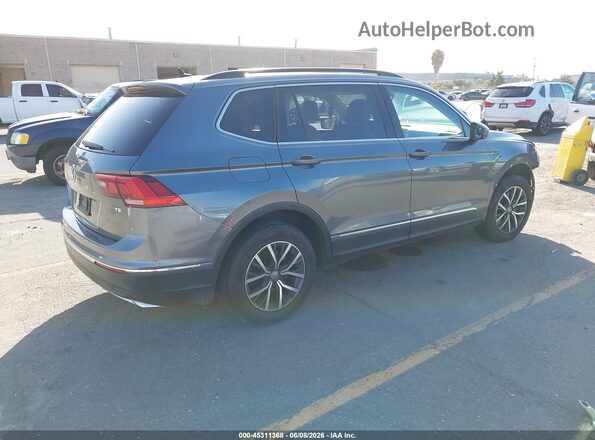 3VV3B7AX4JM221452 2018 VOLKSWAGEN TIGUAN Gray Задня права чверть