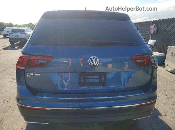 3VV3B7AX4LM158940 2020 VOLKSWAGEN TIGUAN Blue Հետևի տեսք