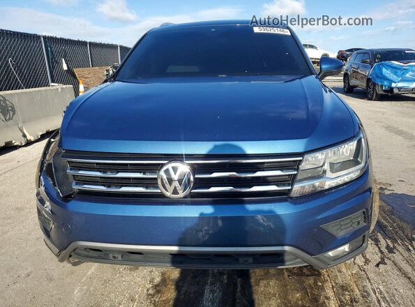 3VV3B7AX4LM158940 2020 VOLKSWAGEN TIGUAN Blue Դիմացի տեսք