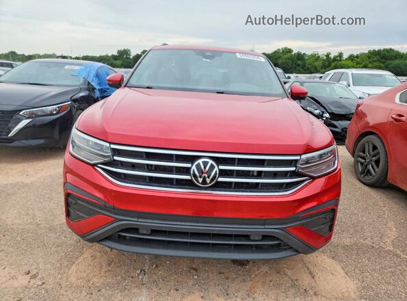 3VV3B7AX4PM036195 2023 VOLKSWAGEN TIGUAN Red წინა ხედი