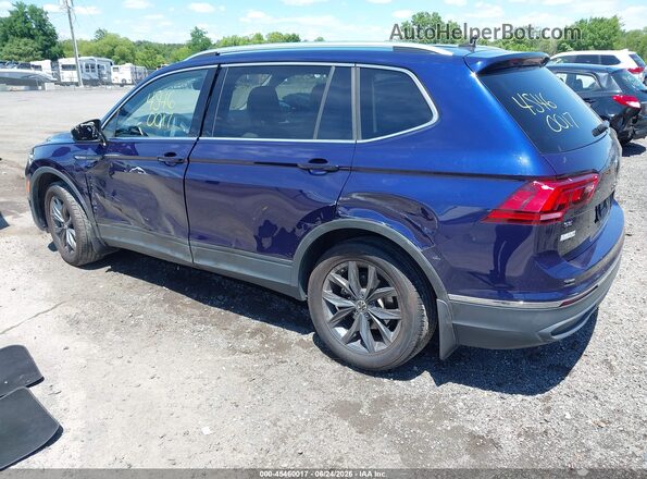 3VV3B7AX4PM082772 2023 VOLKSWAGEN TIGUAN Blue Trasero izquierdo