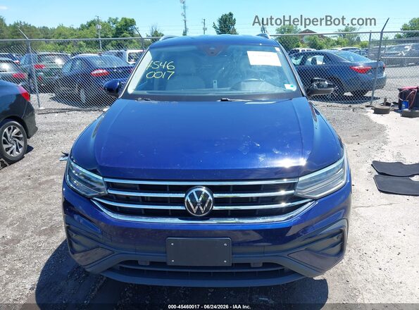 3VV3B7AX4PM082772 2023 VOLKSWAGEN TIGUAN Blue Vista interior trasera