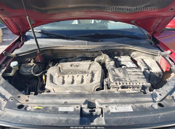 3VV3B7AX5JM056043 2018 VOLKSWAGEN TIGUAN Темно-бордовый Вид сзади