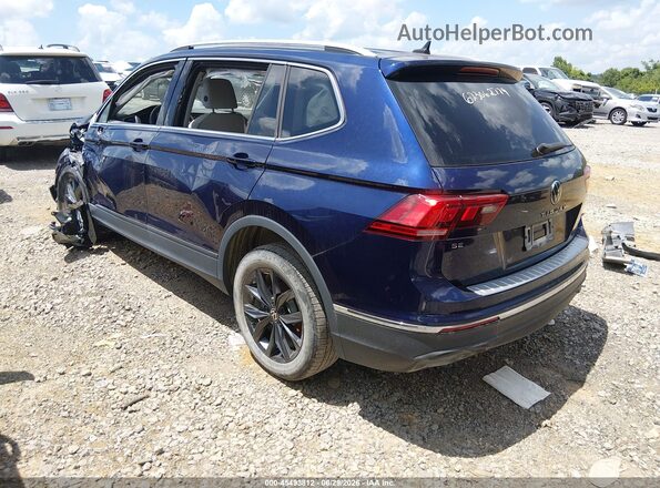 3VV3B7AX5PM062398 2023 VOLKSWAGEN TIGUAN Синий Задняя левая четверть