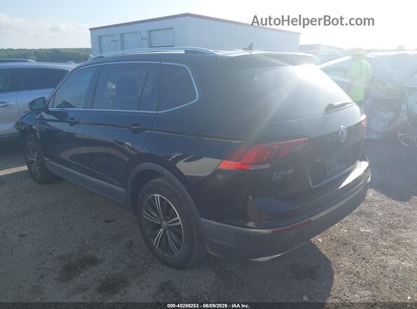 3VV3B7AX6JM009328 2018 VOLKSWAGEN TIGUAN Black Tył lewy