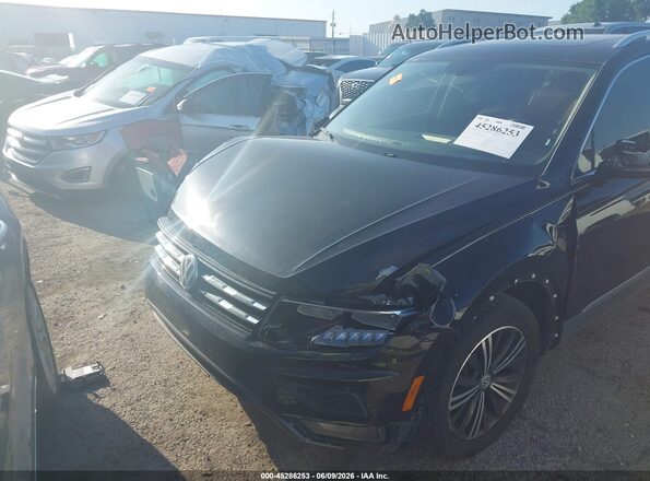 3VV3B7AX6JM009328 2018 VOLKSWAGEN TIGUAN Black Widok zestawu wskaźników