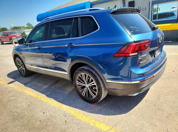 3VV3B7AX6JM014755 2018 VOLKSWAGEN TIGUAN Blue Հետևի ձախ