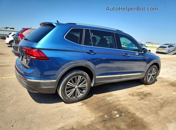 3VV3B7AX6JM014755 2018 VOLKSWAGEN TIGUAN Blue Հետևի աջ