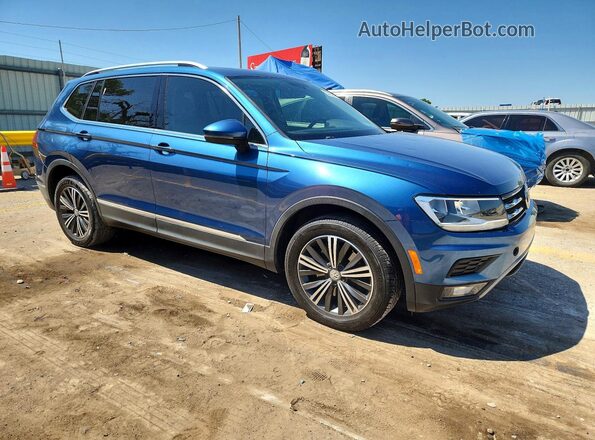 3VV3B7AX6JM014755 2018 VOLKSWAGEN TIGUAN Blue Առջևի աջ