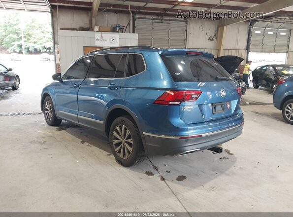 3VV3B7AX6JM050462 2018 VOLKSWAGEN TIGUAN Blue Trasero izquierdo