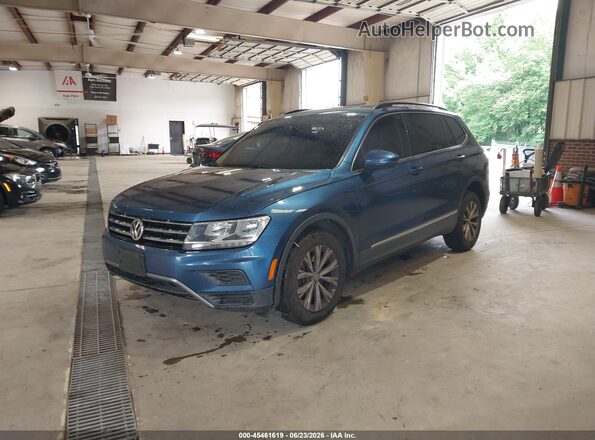 3VV3B7AX6JM050462 2018 VOLKSWAGEN TIGUAN Blue Vista tres cuartos delantera izquierda