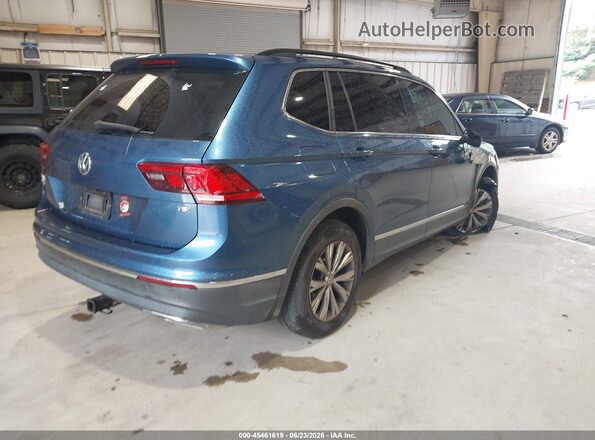 3VV3B7AX6JM050462 2018 VOLKSWAGEN TIGUAN Blue Trasero derecho