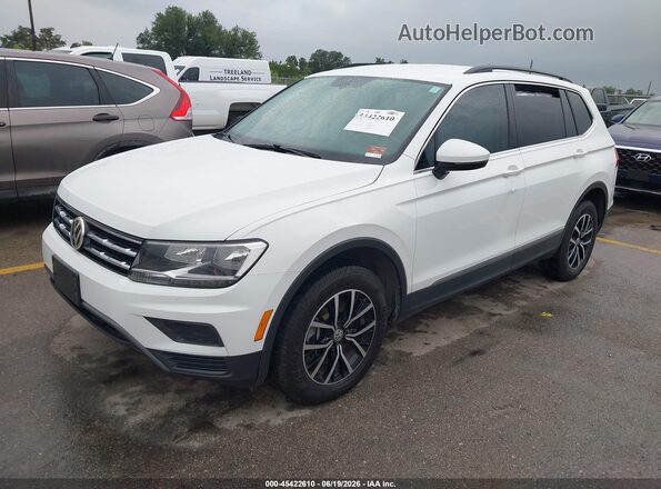 3VV3B7AX6MM031494 2021 VOLKSWAGEN TIGUAN Белый Передняя левая четверть