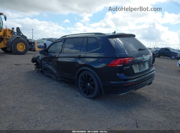 3VV3B7AX7MM154902 2021 VOLKSWAGEN TIGUAN Black Tył lewy