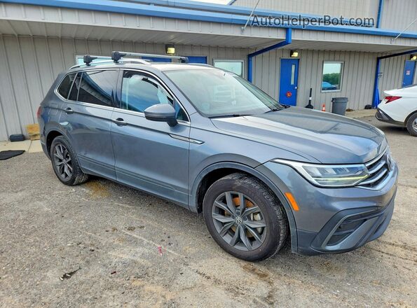 3VV3B7AX7NM134649 2022 VOLKSWAGEN TIGUAN Gray Առջևի աջ