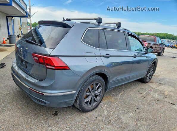 3VV3B7AX7NM134649 2022 VOLKSWAGEN TIGUAN Gray Հետևի աջ