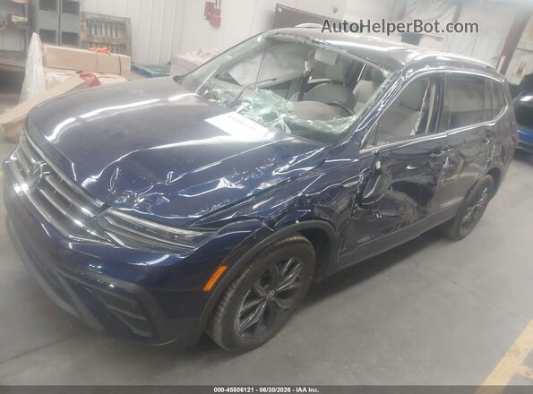 3VV3B7AX7RM178835 2024 VOLKSWAGEN TIGUAN Blue წინა მარცხენა ხედი სამი მეოთხედიდან