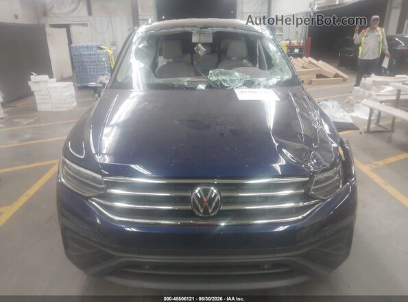 3VV3B7AX7RM178835 2024 VOLKSWAGEN TIGUAN Blue ხელსაწყოთა პანელის ხედი