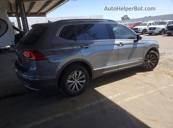 3VV3B7AX8JM002669 2018 VOLKSWAGEN TIGUAN Gray Հետևի աջ