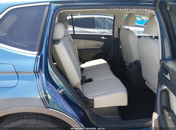 3VV3B7AX8JM047238 2018 VOLKSWAGEN TIGUAN Blue Vista de la etiqueta del VIN