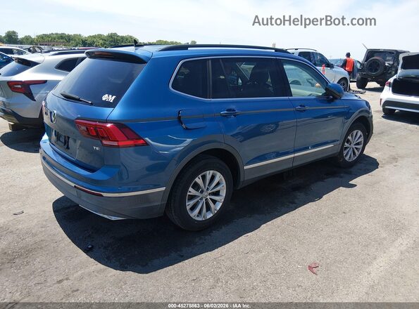 3VV3B7AX8JM047238 2018 VOLKSWAGEN TIGUAN Blue Trasero derecho
