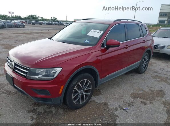 3VV3B7AX8LM011620 2020 VOLKSWAGEN TIGUAN Red Передня ліва чверть