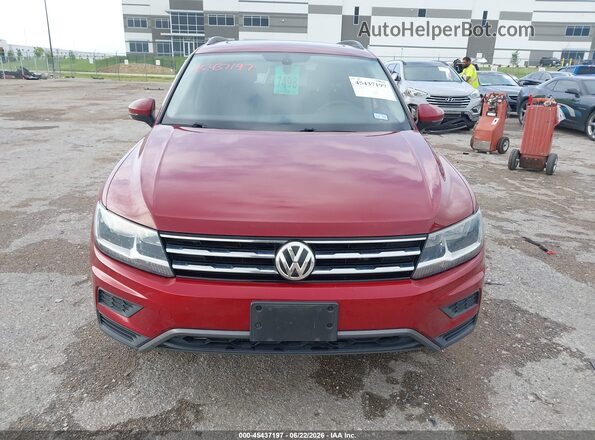 3VV3B7AX8LM011620 2020 VOLKSWAGEN TIGUAN Red Вид щитка приладів