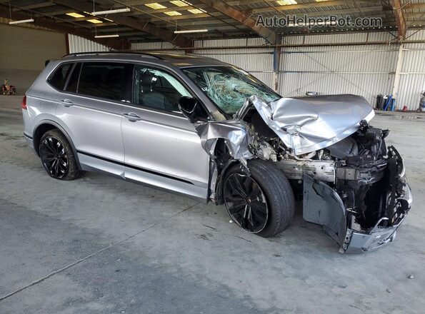 3VV3B7AX8MM101545 2021 VOLKSWAGEN TIGUAN Silver Przód prawy