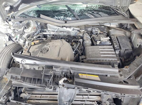 3VV3B7AX8MM101545 2021 VOLKSWAGEN TIGUAN Silver Widok komory silnika