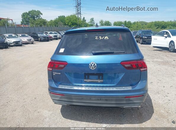 3VV3B7AX9KM013987 2019 VOLKSWAGEN TIGUAN Blue 