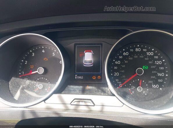 3VV3B7AX9KM013987 2019 VOLKSWAGEN TIGUAN Blue Вид задніх сидінь