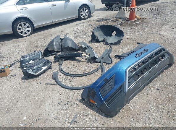 3VV3B7AX9KM013987 2019 VOLKSWAGEN TIGUAN Blue Вид щитка приладів