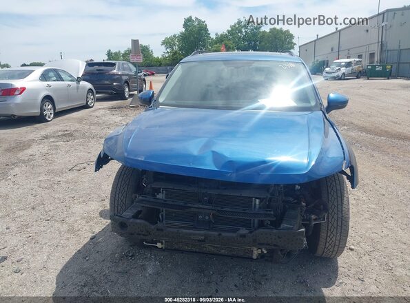 3VV3B7AX9KM013987 2019 VOLKSWAGEN TIGUAN Blue Вид задньої частини салону