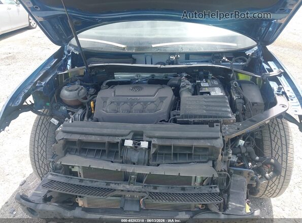 3VV3B7AX9KM013987 2019 VOLKSWAGEN TIGUAN Blue Вид ззаду