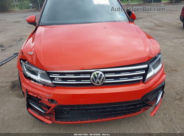 3VV3B7AX9KM039778 2019 VOLKSWAGEN TIGUAN Orange Widok z przodu